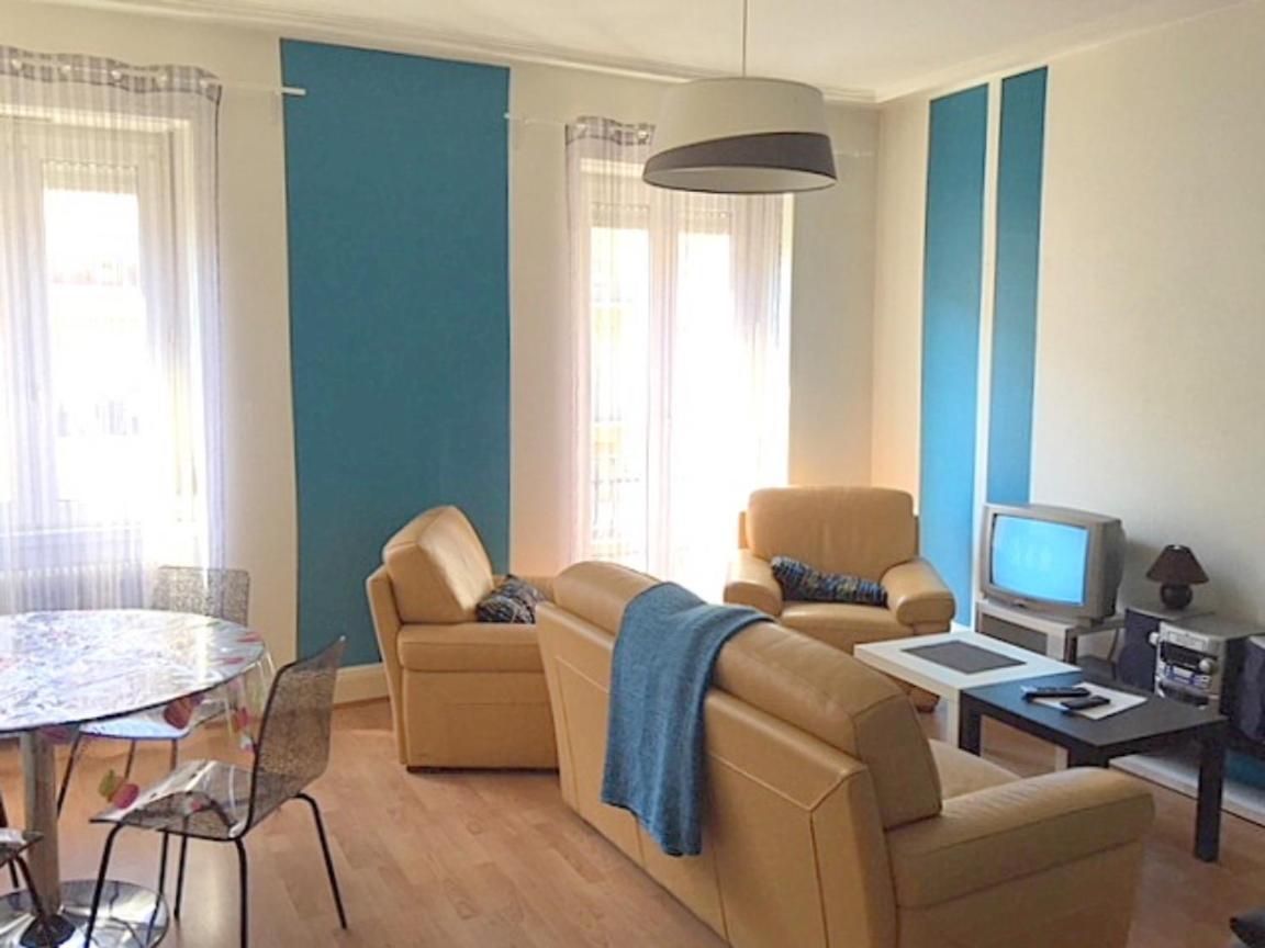 L'Appart Bleu - Lumineux F3 Mulhouse Gare/Centre Dış mekan fotoğraf